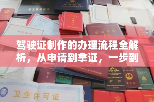 甘洛驾驶证制作的办理流程全解析，从申请到拿证，一步到位！