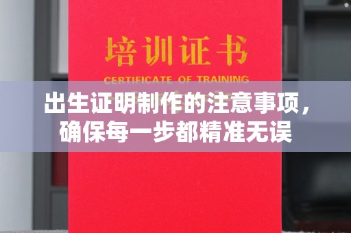 汉源出生证明制作的注意事项，确保每一步都精准无误